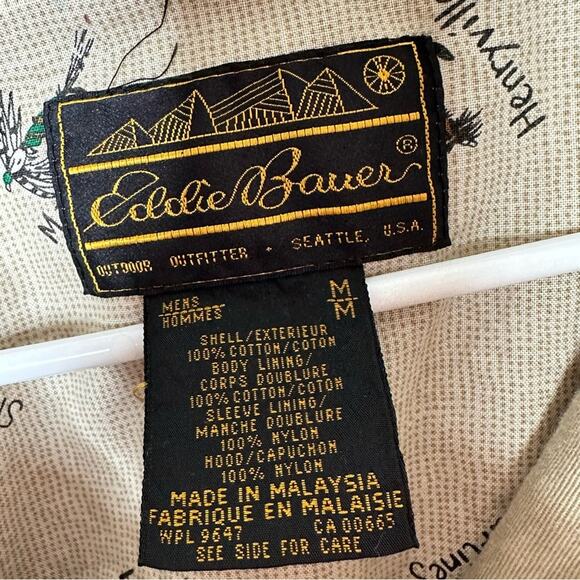 Eddie Bauer Hunting Hiking Fishing Cargo Jacket Medium - Picture 6 of 8